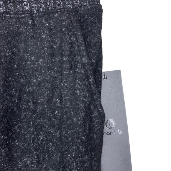 Mono B womens drawstring hacci sweatpants joggers black size medium - Picture 6 of 10